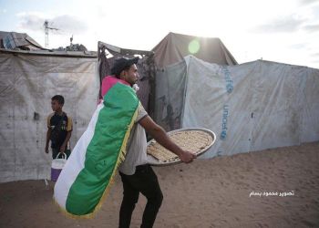 الفرح يعود من جديد في مخيمات النزوح بغزة